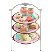 アフタヌーンティーセットのホワイトの画像