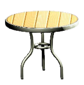 アルミウッドテーブル画像