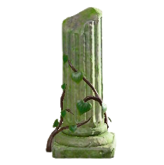 いせきのおれたはしらの苔石の画像