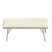 ヴィンテージなローテーブルのホワイトの画像