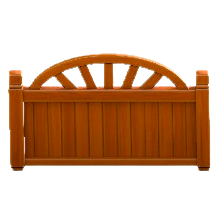 ウッドパーテーションのナチュラルウッドの画像