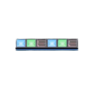 ステージライトのブルーの画像