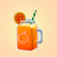 オレンジスムージー画像