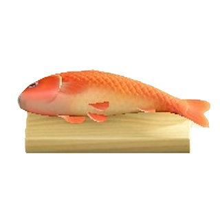 まないたのうえのこいの赤の画像