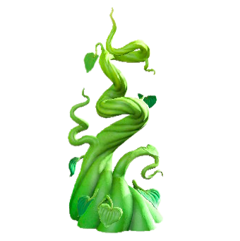 おおきなツルのライトグリーンの画像