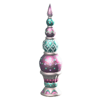 オーナメントのツリーのピンクの画像