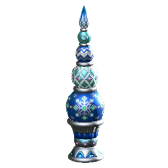 オーナメントのツリーのブルーの画像