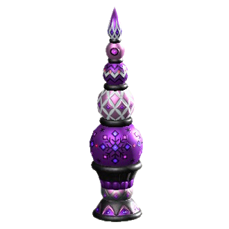 オーナメントのツリーのパープルの画像