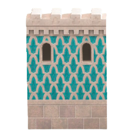 おしろのかべのブルー＆ホワイトの画像