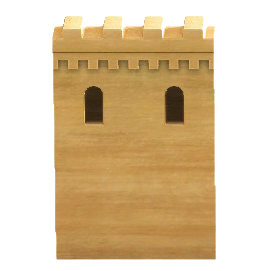 おしろのかべのライトブラウンの画像