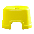 おふろのいすのイエローの画像