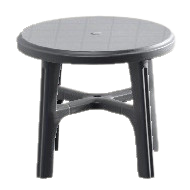 ガーデンテーブルのブラックの画像