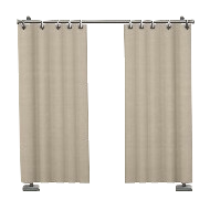 カーテンのパーテーション画像