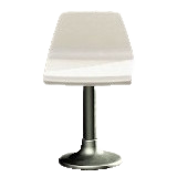 カウンターチェアのホワイトの画像