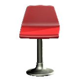 カウンターチェアのレッドの画像