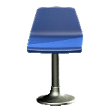 カウンターチェアのブルーの画像