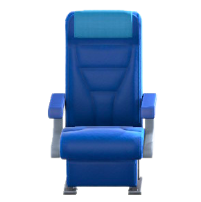 のりもののシートのライトブルーの画像