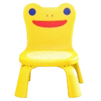 カエルのチェアのイエローの画像