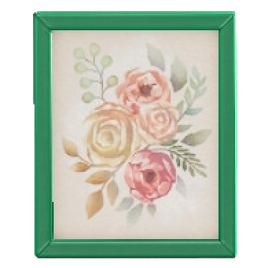 がくいりポスターのグリーンの画像