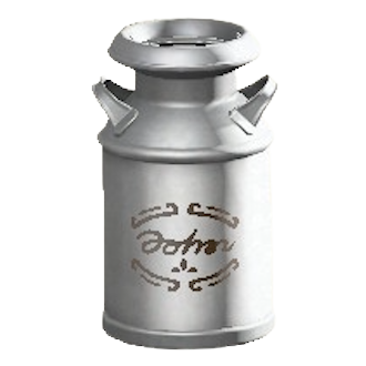 ミルクかんのブラウンロゴの画像