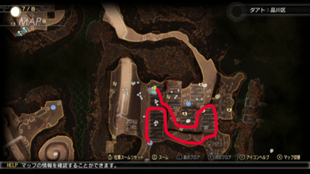 ミマン65のマップ