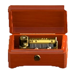 もくせいのオルゴールのチェリーウッドの画像