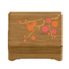 もくせいのオルゴールの赤い花の画像