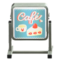 でんしょくスタンドかんばんのケーキの画像