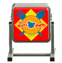 でんしょくスタンドかんばんの食事の画像