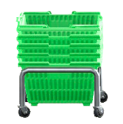 つまれたかいものかごのグリーンの画像