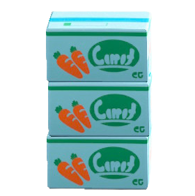 ダンボールのやまのニンジンの画像