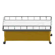 ちんれつワゴンの木製の画像