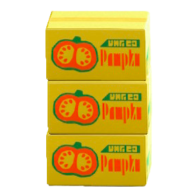 ダンボールのやまのカボチャの画像