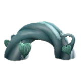 ツルのこしかけのグレーの画像