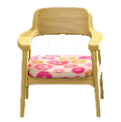 ノルディックなチェアのフラワーの画像