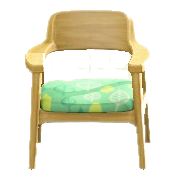 ノルディックなチェアのリーフの画像