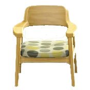 ノルディックなチェアのドットの画像