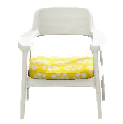 ノルディックなチェアのホワイトの画像