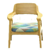 ノルディックなチェアのトライアングルの画像