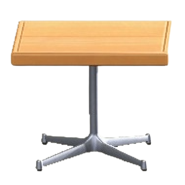 カフェテーブルSのライトブラウンの画像