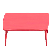 ノルディックなテーブルのレッドの画像