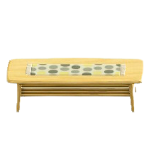 ノルディックなローテーブルのドットの画像