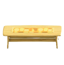 ノルディックなローテーブルのオレンジの画像