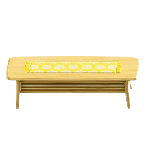 ノルディックなローテーブルのリトルフラワーの画像