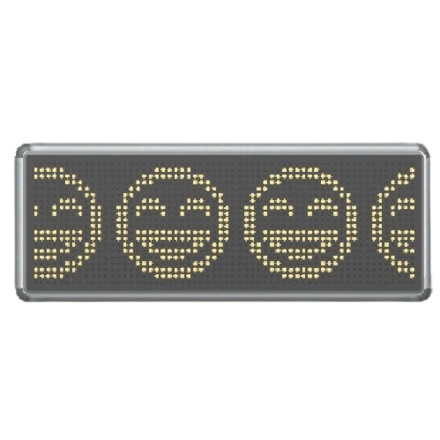 かべかけのでんこうけいじばんのスマイルの画像