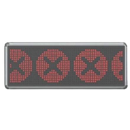 かべかけのでんこうけいじばんのバツの画像