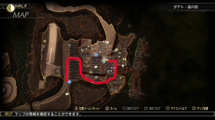 ミマン68のマップ