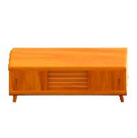 ノルディックなローボードのナチュラルウッドの画像