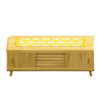 ノルディックなローボードのリトルフラワーの画像