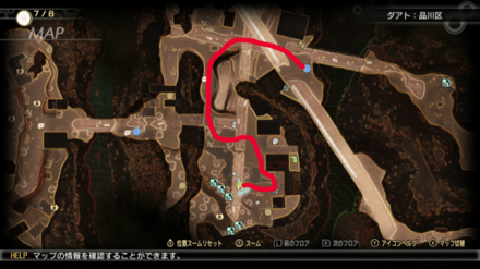 ミマン78のマップ